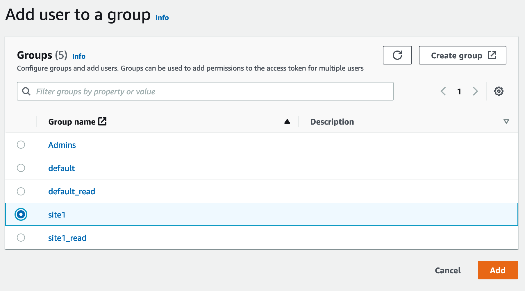 Add User to Group