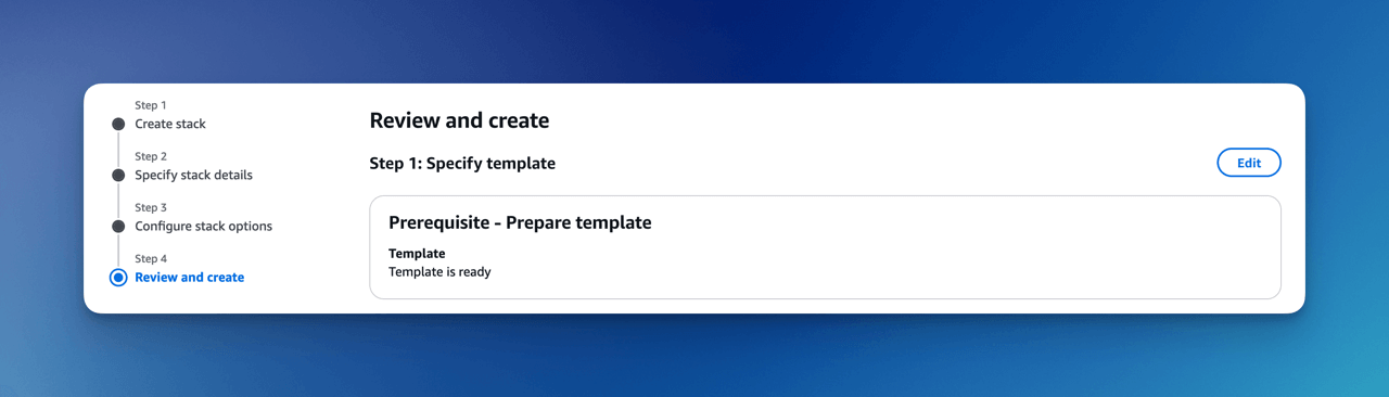 Setup Stack Options
