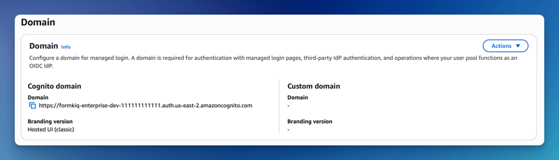Cognito Domain