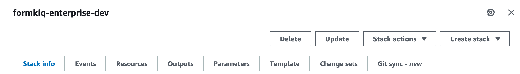 CloudFormation Update Stack