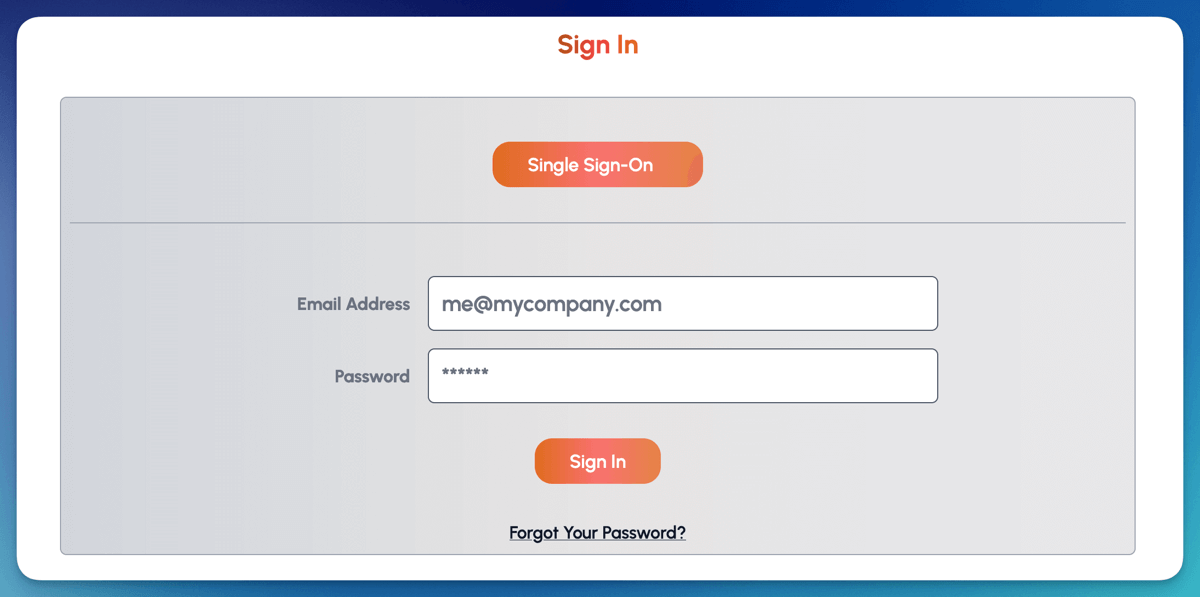Console Single Cognito Single Sign On