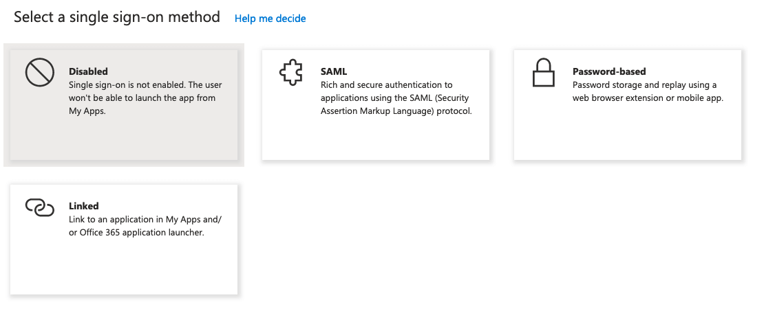 Basic Saml Configuration