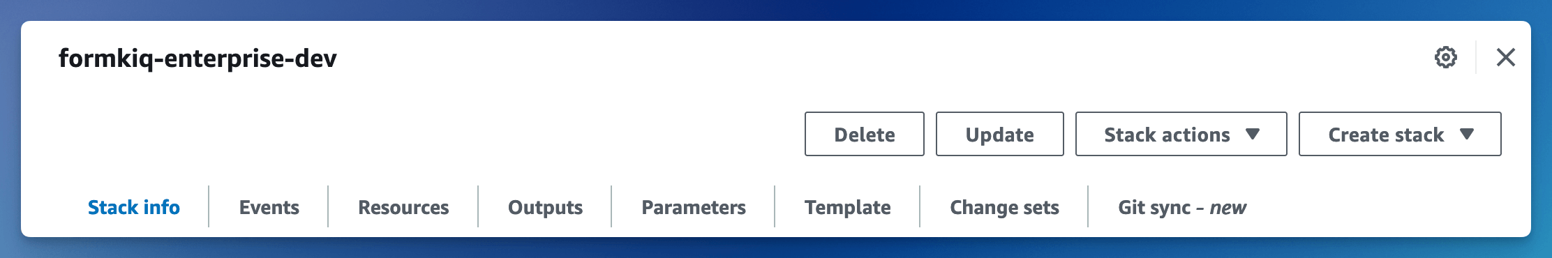 CloudFormation Update Stack