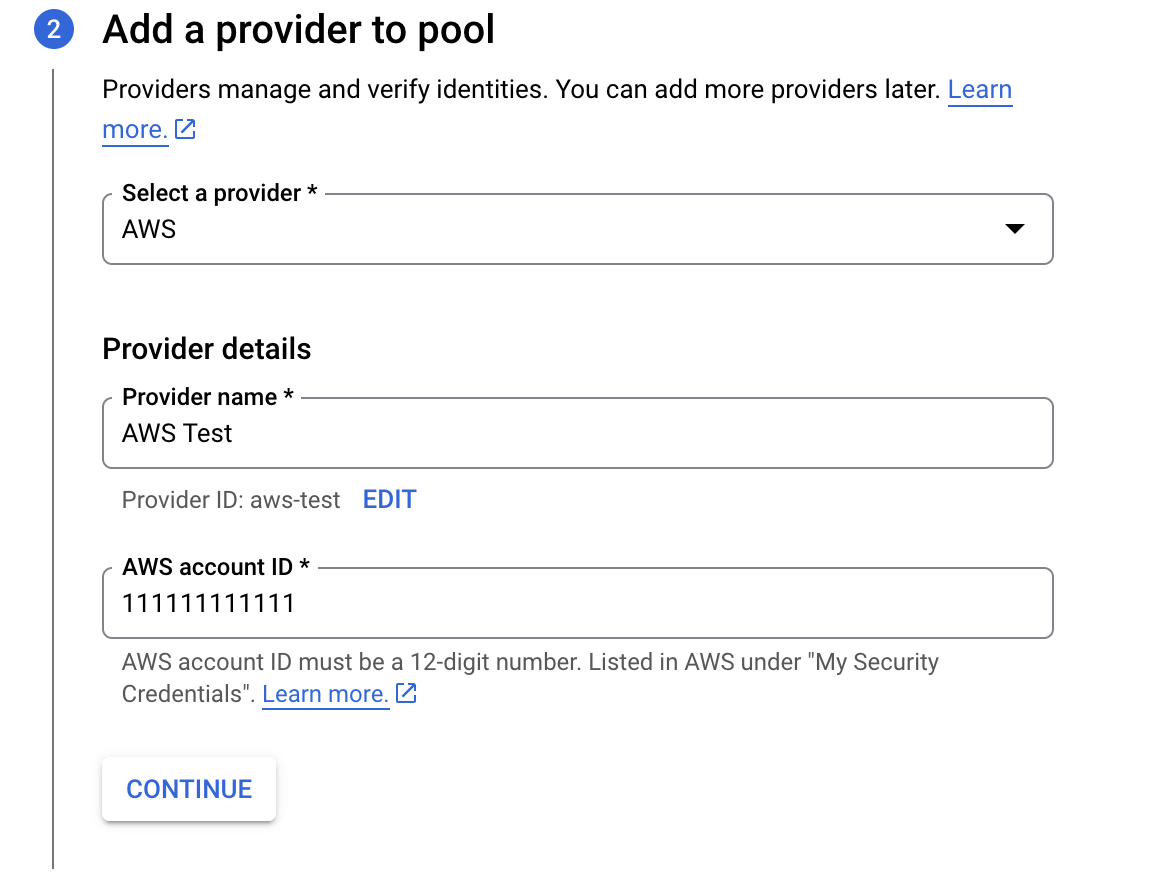 Add a provider to pool