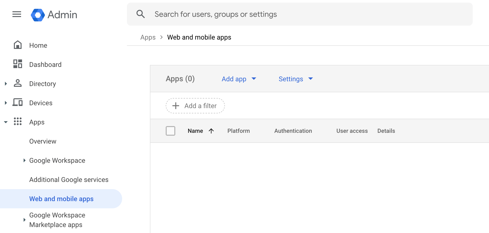 Web and Mobile Apps