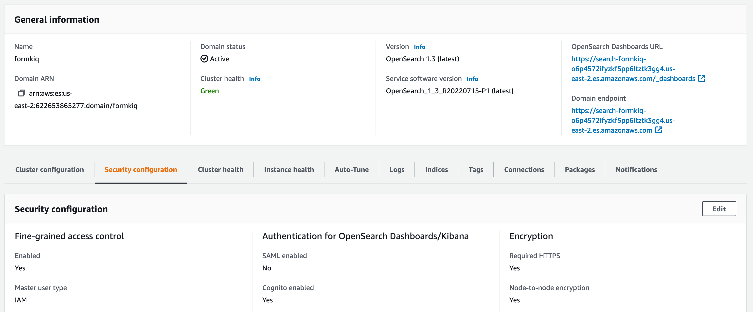 OpenSearch Security Configuration