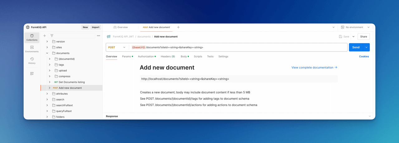 Add Document API