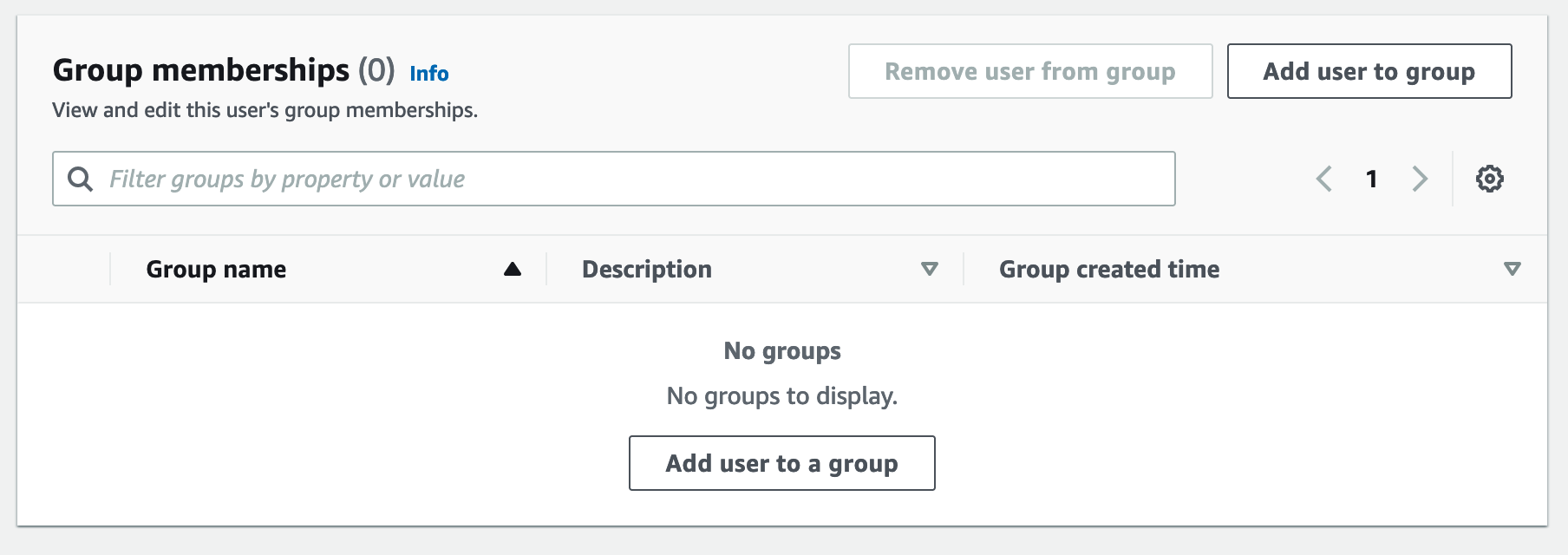 User Group Membership