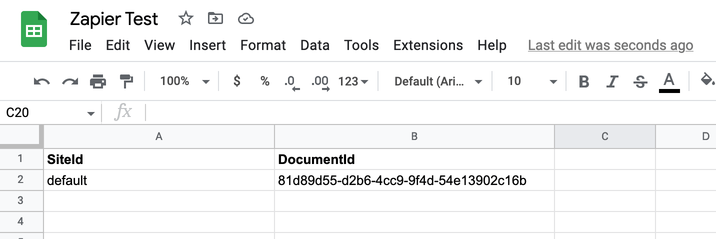 Zapier Webhook Successful